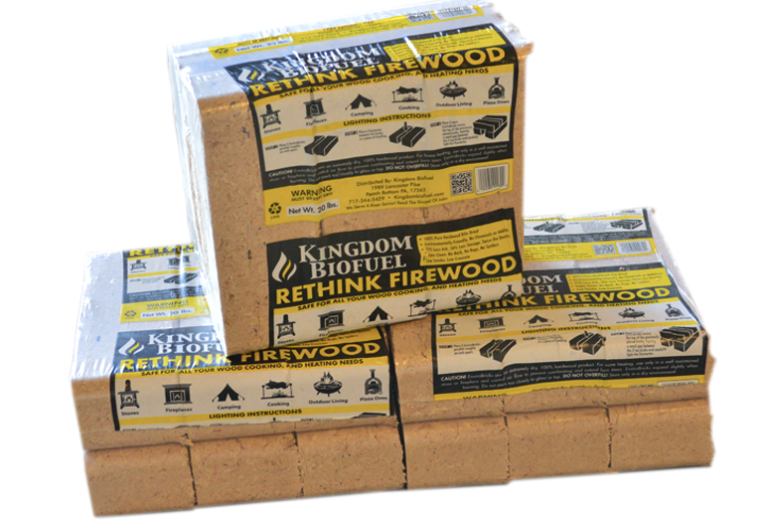 BioFuel Wood Bricks and Pellets at Copelands Mulch Depot